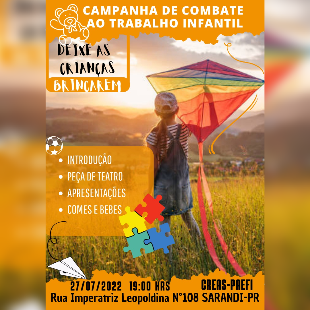 Campanha de Combate ao Trabalho Infantil
